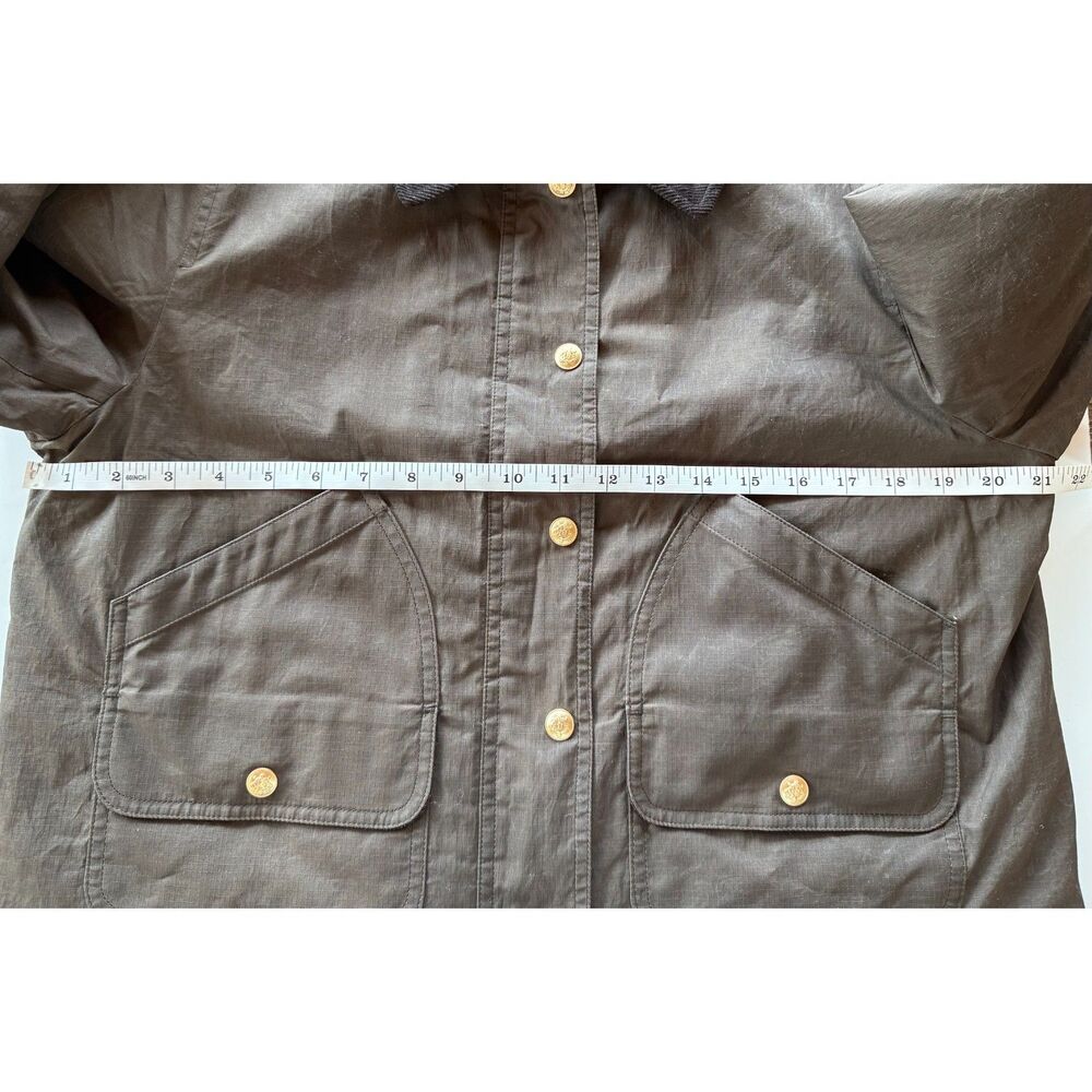 NWT J.Crew Womens Short Barn Jacket in Mossy Brown English Ripstop Cotton Medium - Picture 14 of 15